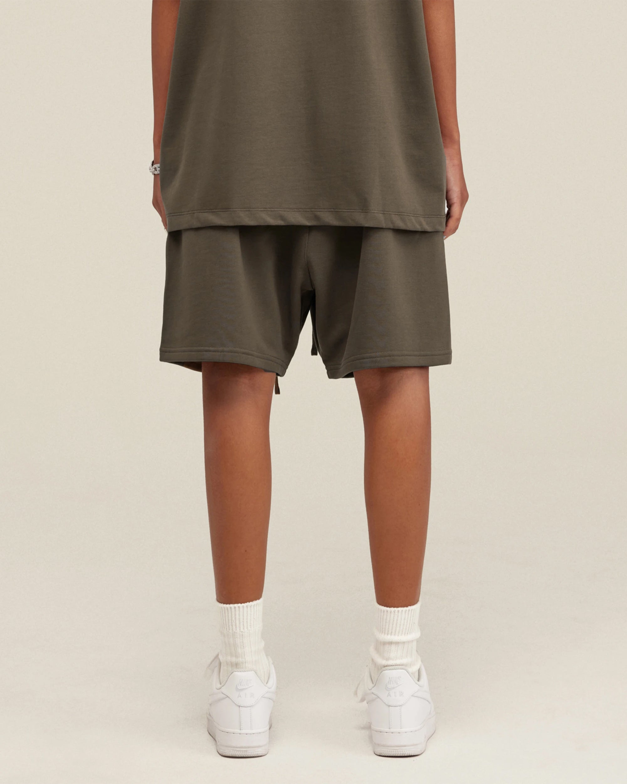 Heavyweight Cotton Essential Shorts with Drawstrings