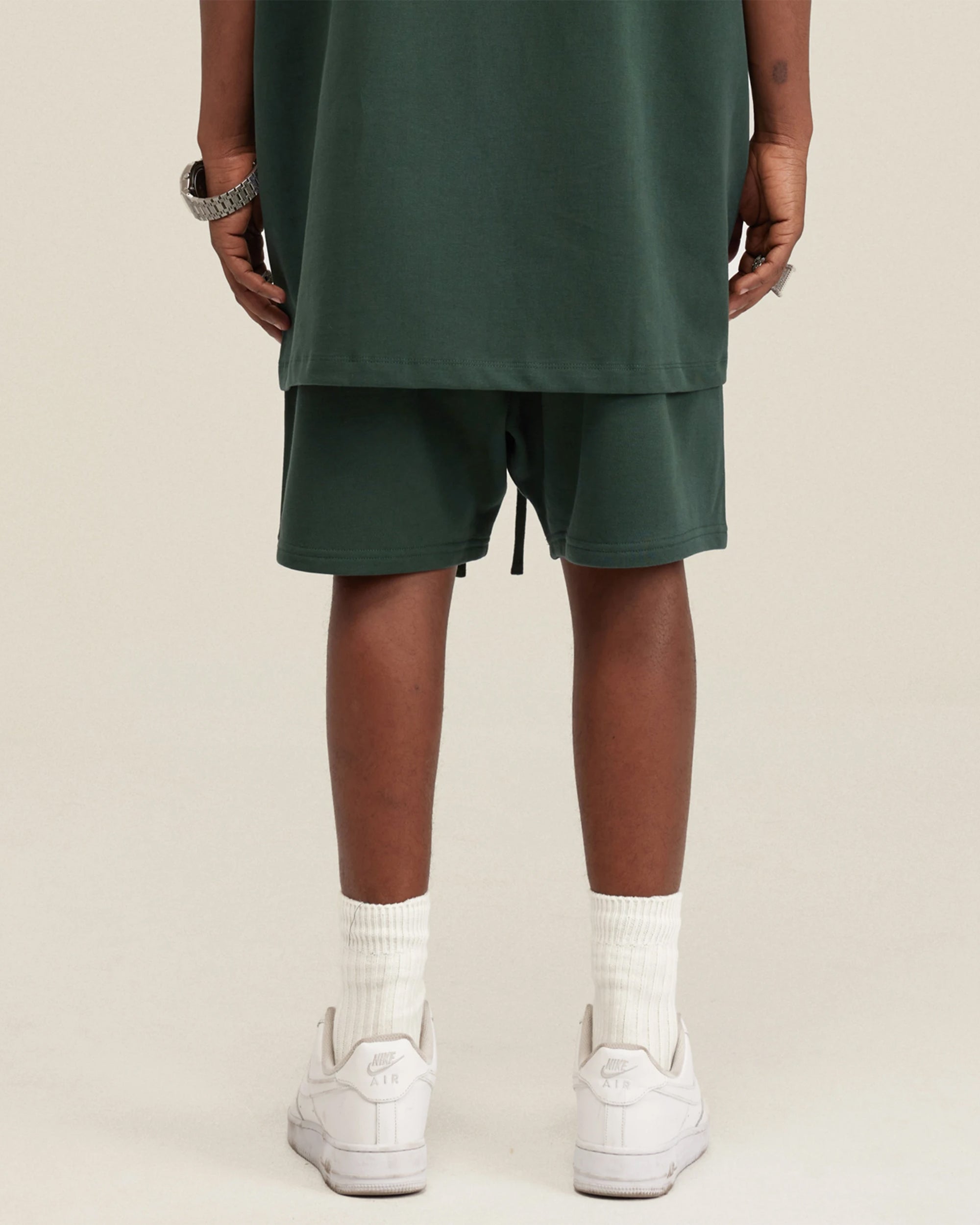 Heavyweight Cotton Essential Shorts with Drawstrings