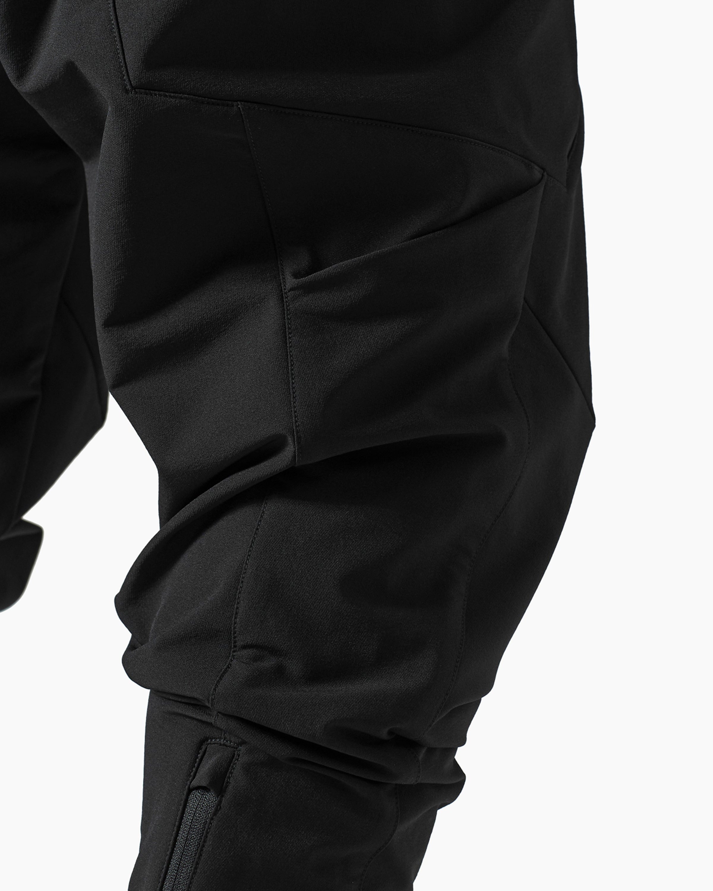 089 Multi Pleated Tapered Jogger Pants