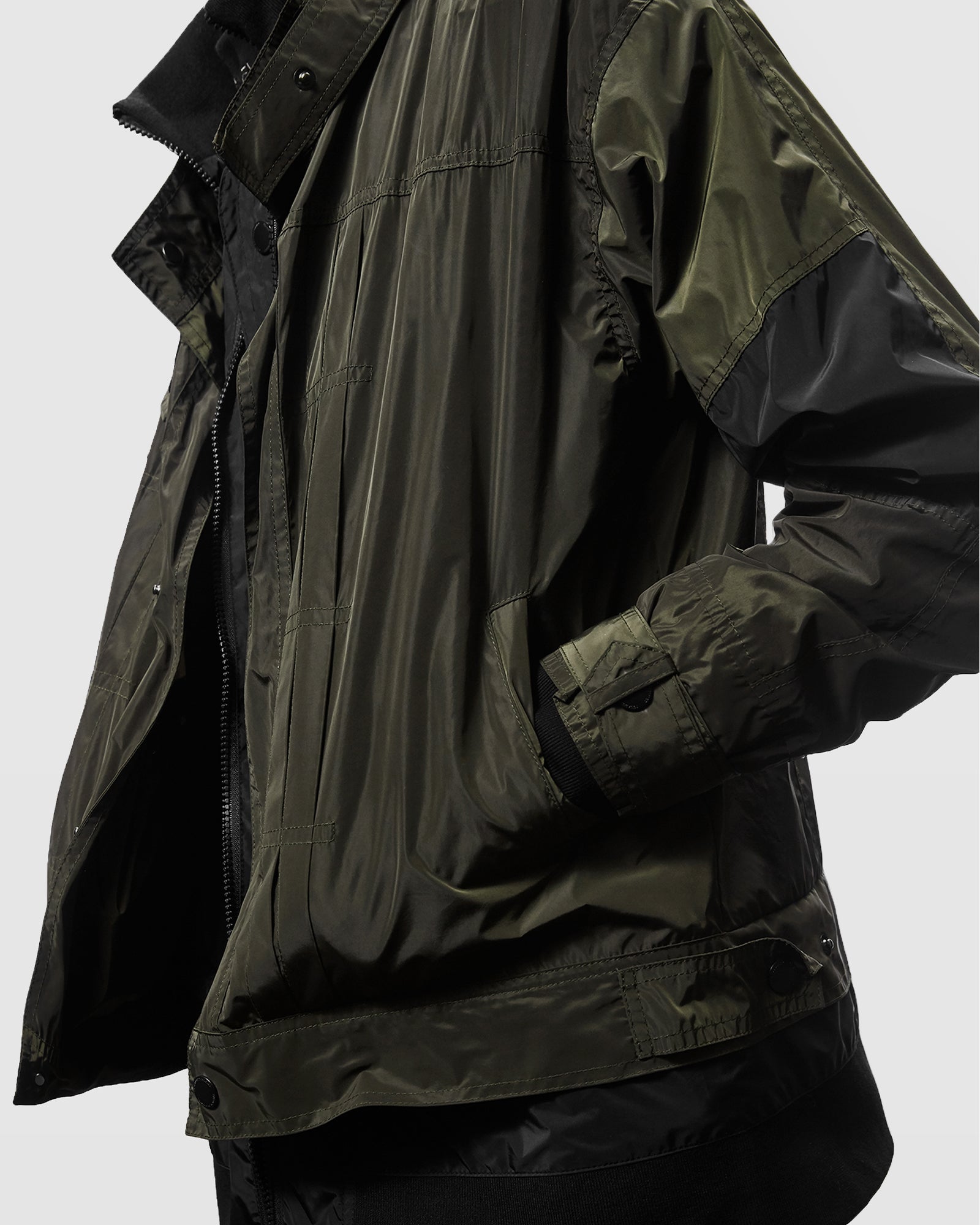 Multi-Layered Wind Breaker Jacket