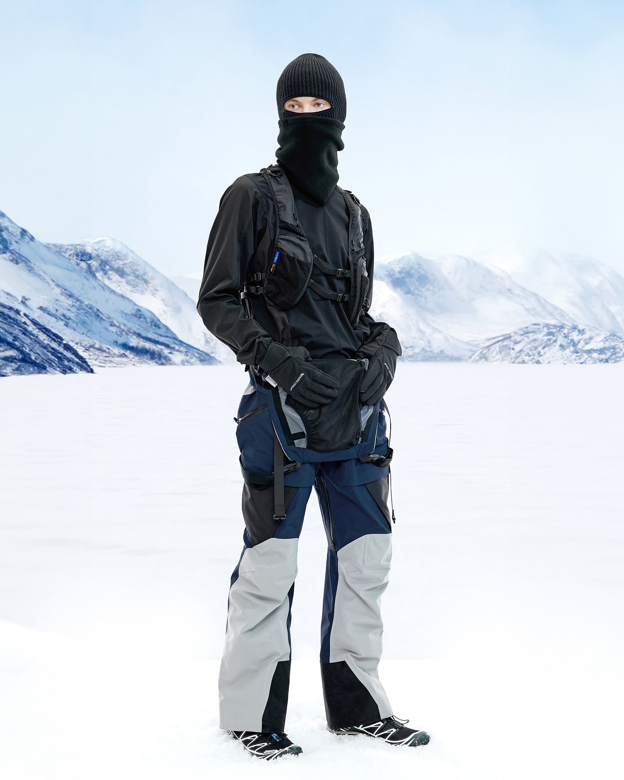 XXX-02 Water Repellent Ski Snowboarding Bib Snow Pants