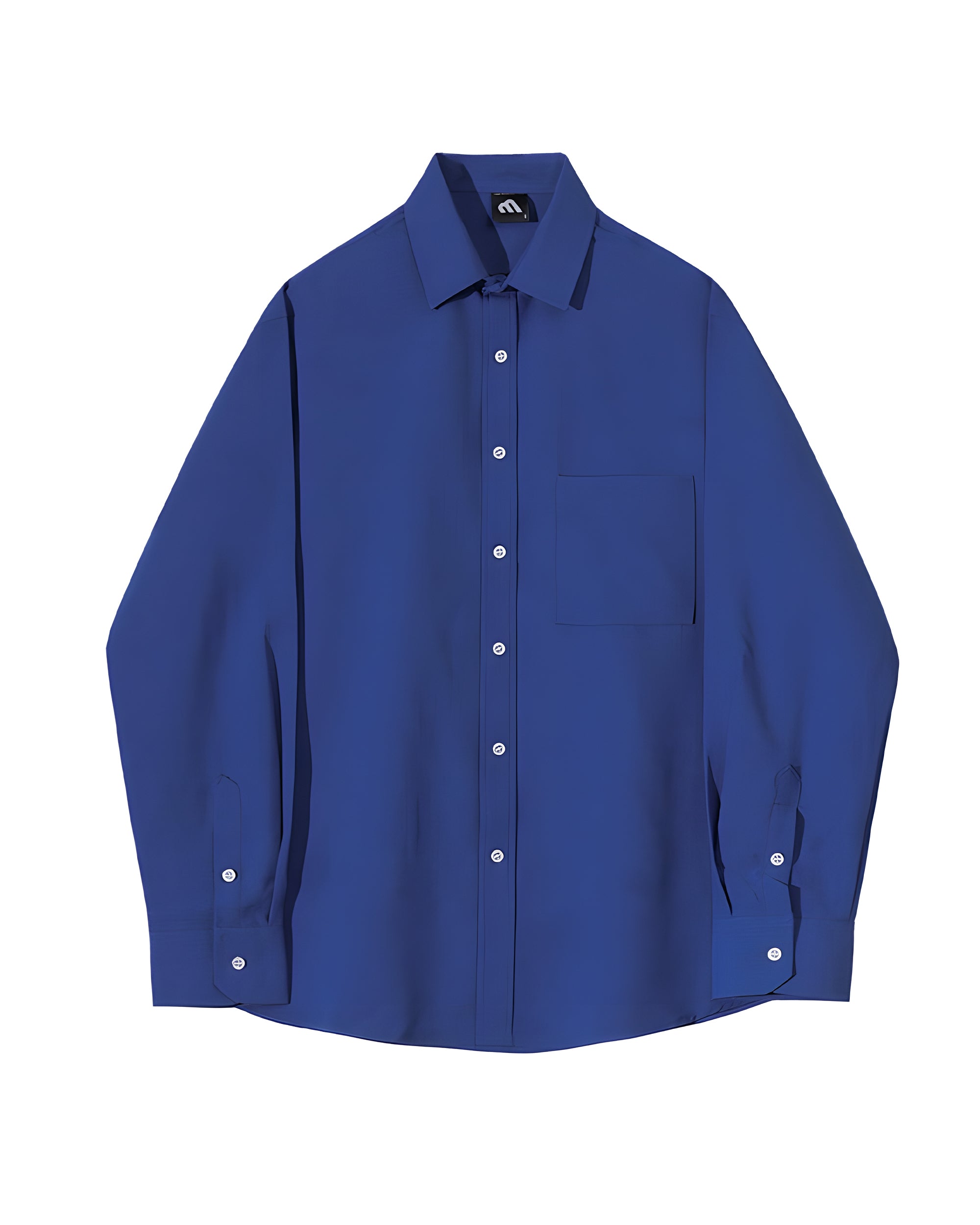 Long Sleeve Collared Button Up Shirt