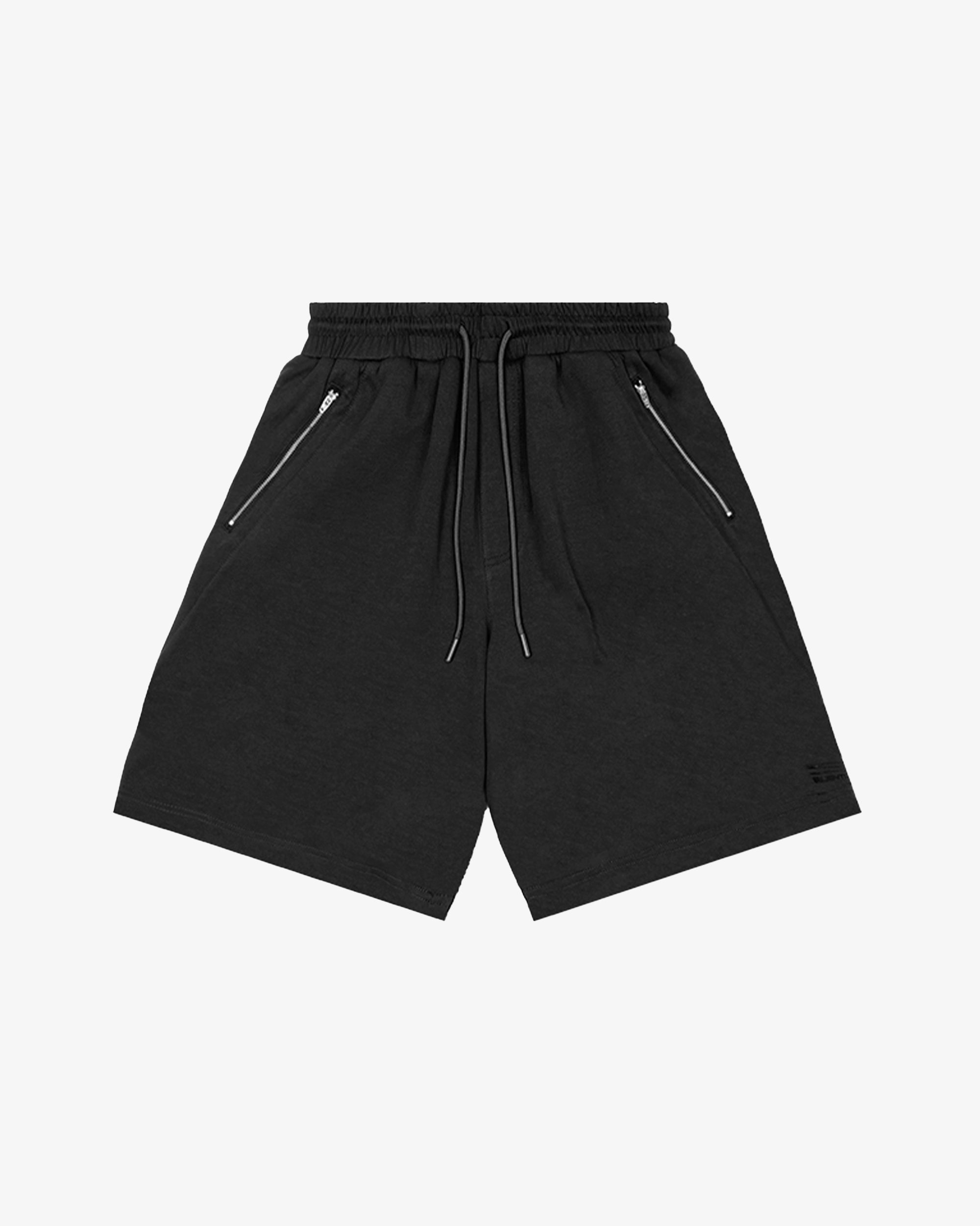 Oversized Shorts with Drawstrings and Zippered Pockets