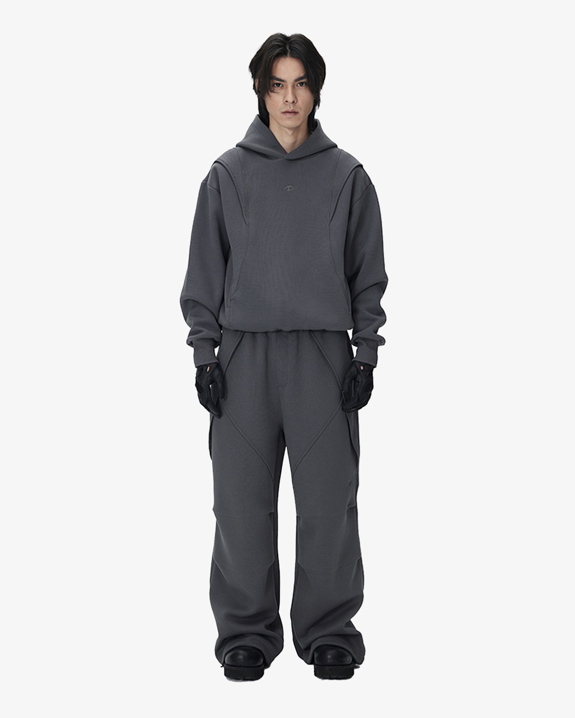 Fleece Wide Fit Futuristic Sweatpants