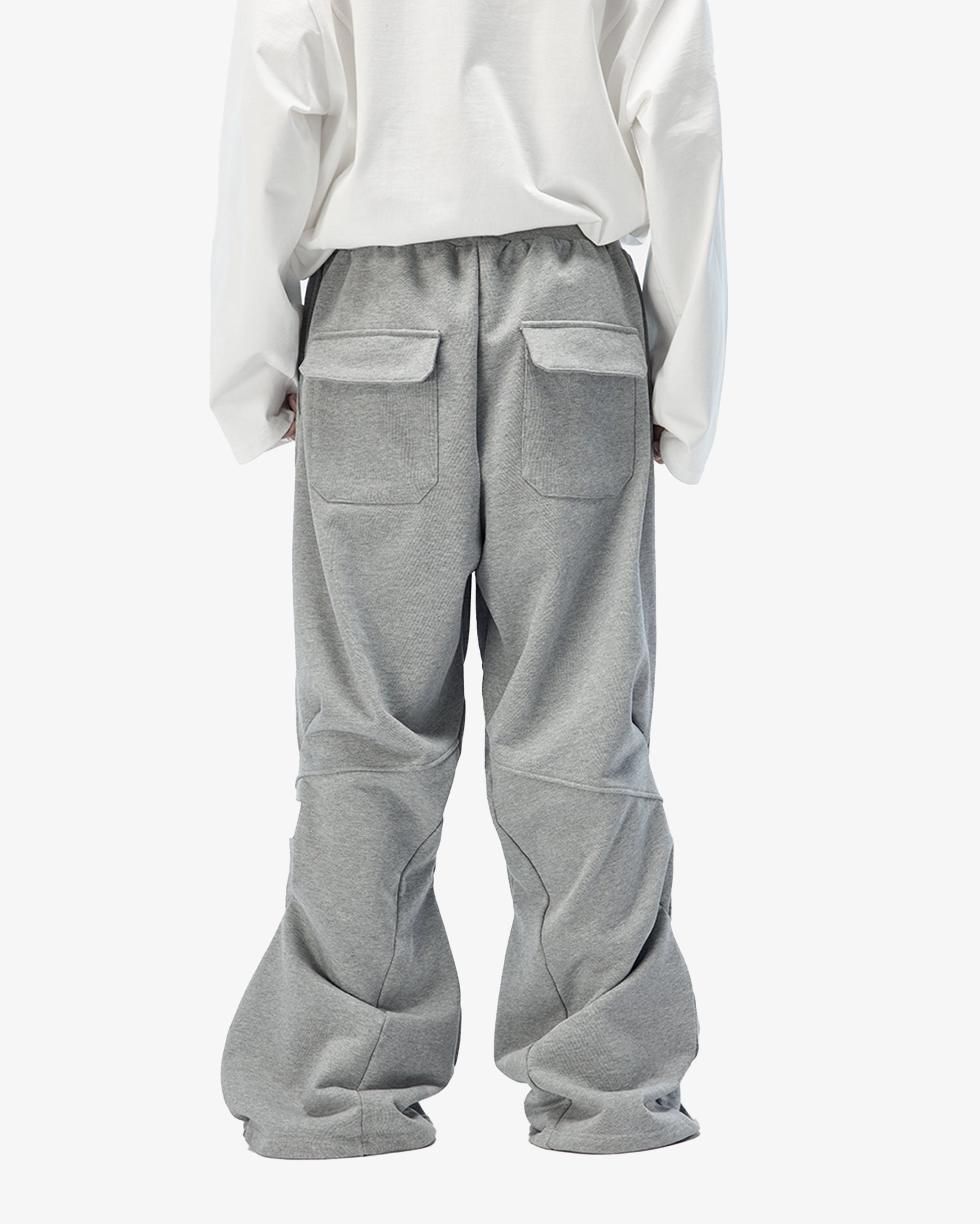 Heavyweight Cotton Wide Flared Sweatpants