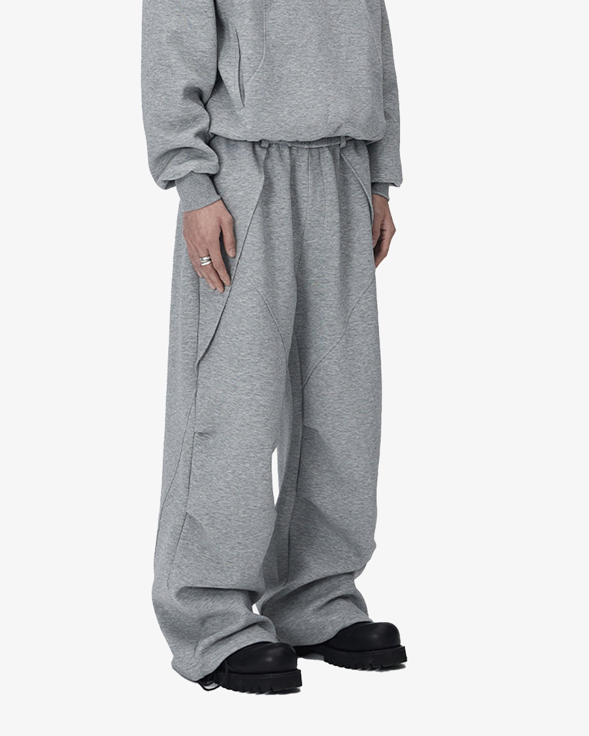 Fleece Wide Fit Futuristic Sweatpants