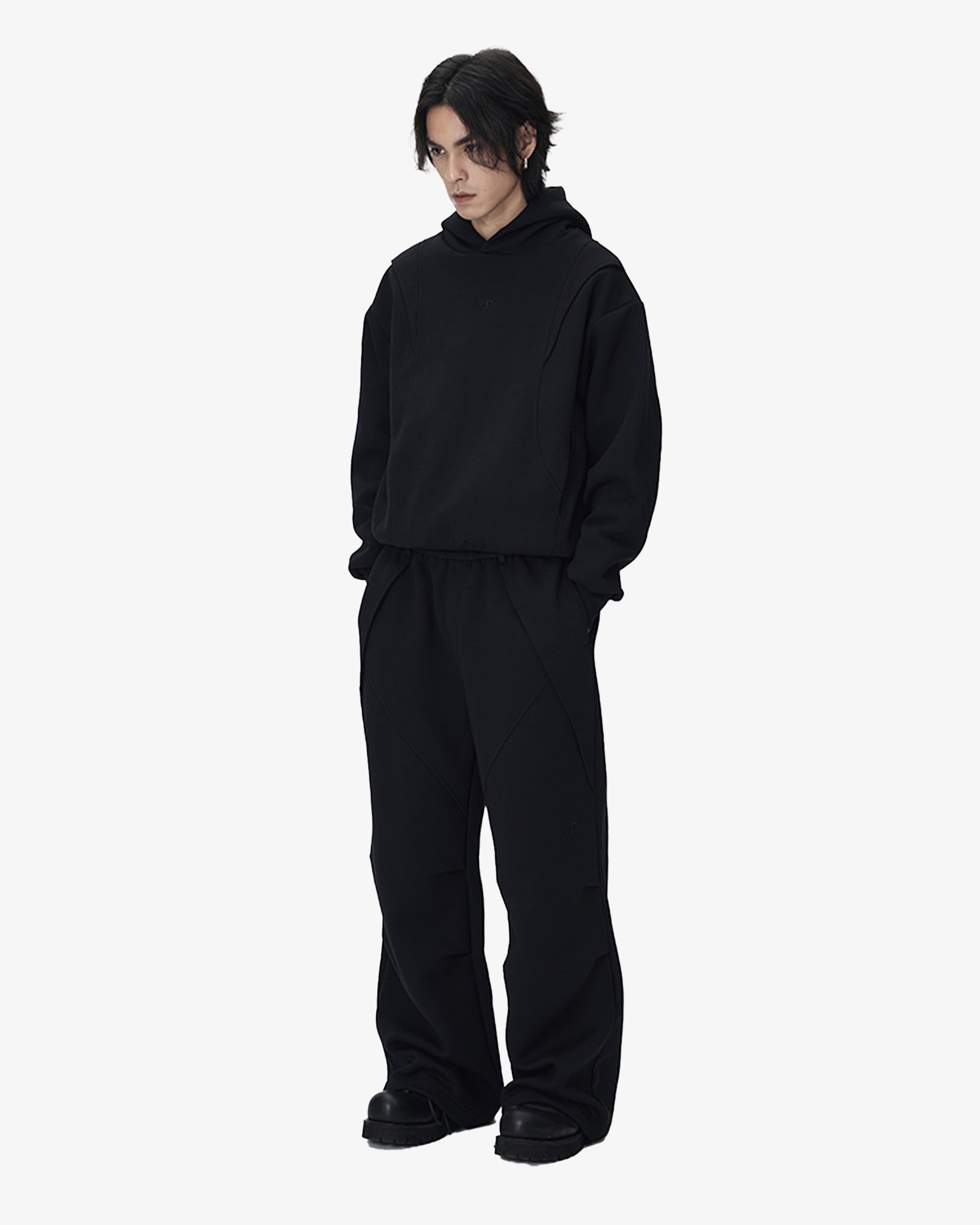 Fleece Wide Fit Futuristic Sweatpants