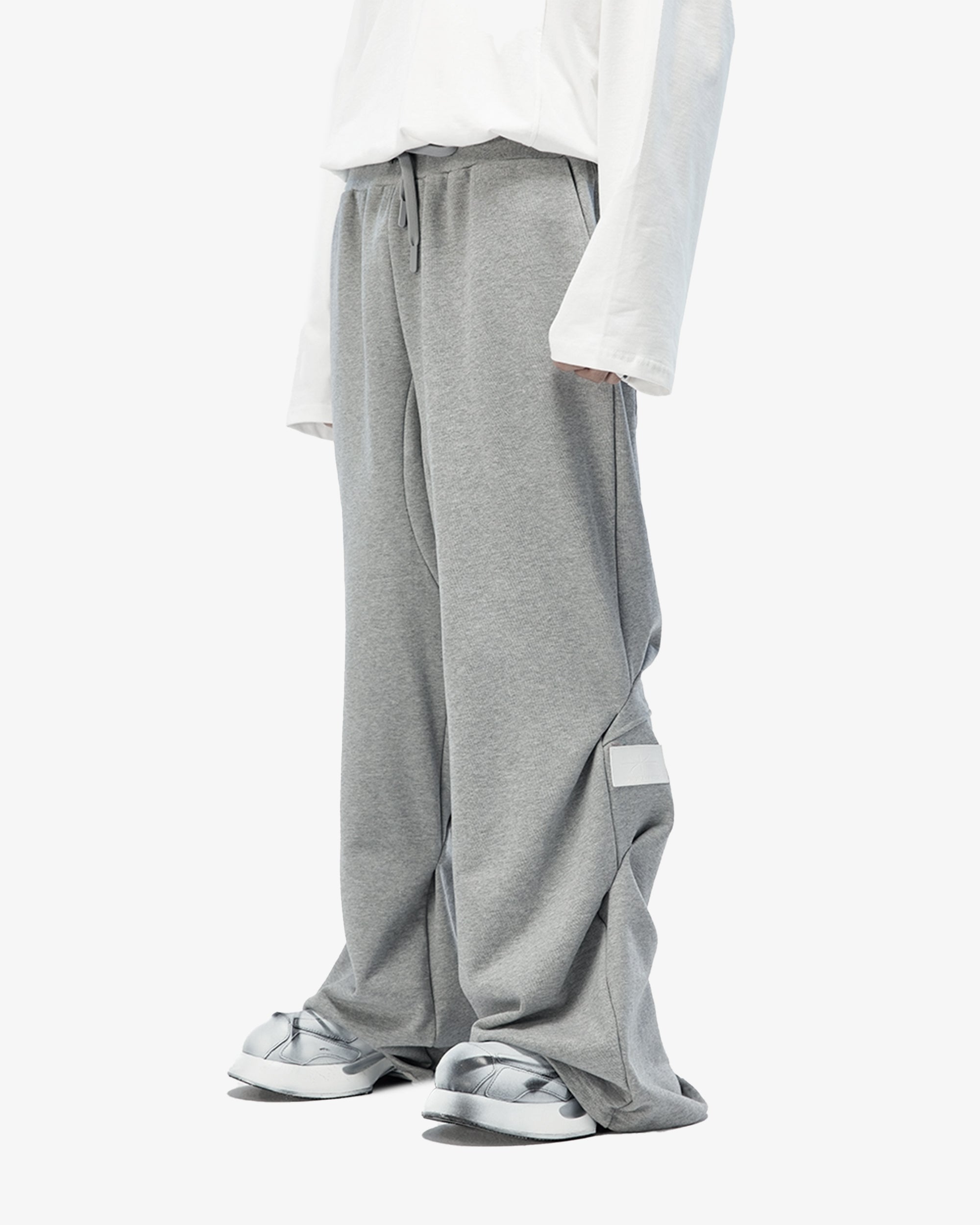 Heavyweight Cotton Wide Flared Sweatpants