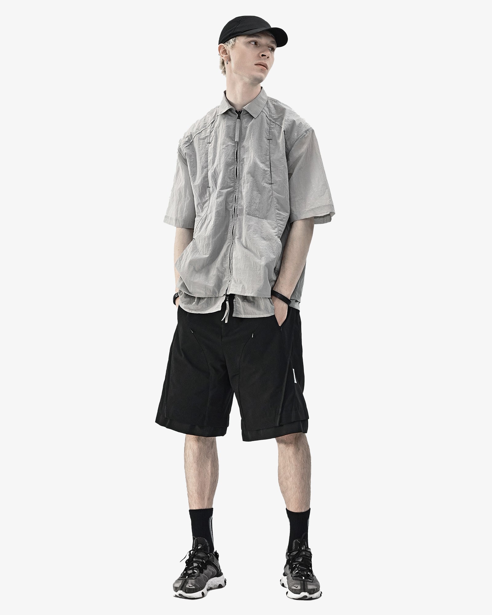 Water Repellent Oversized Tech Shorts