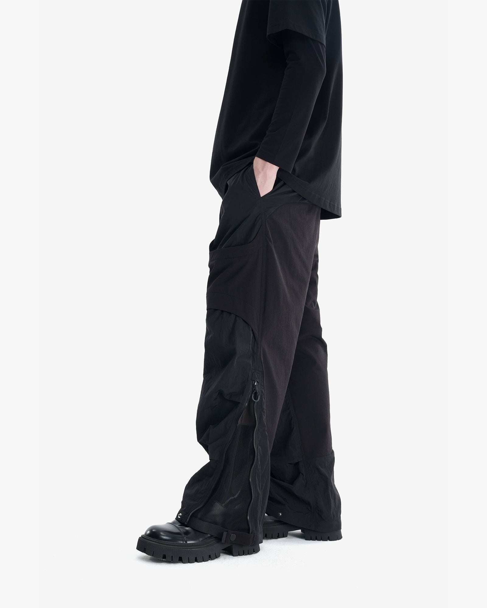 Double Layered Tech Training Wide Leg Pants