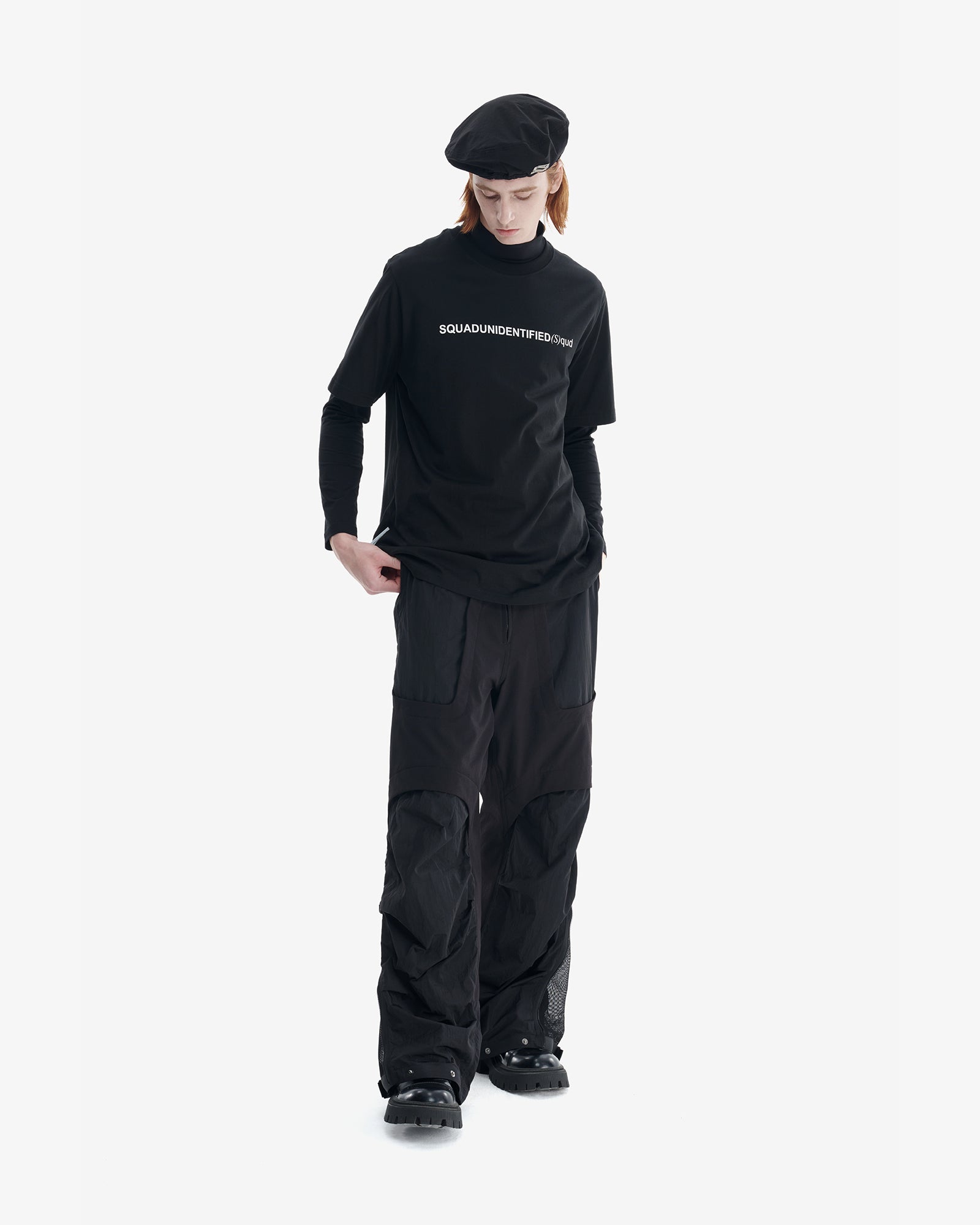 Double Layered Tech Training Wide Leg Pants