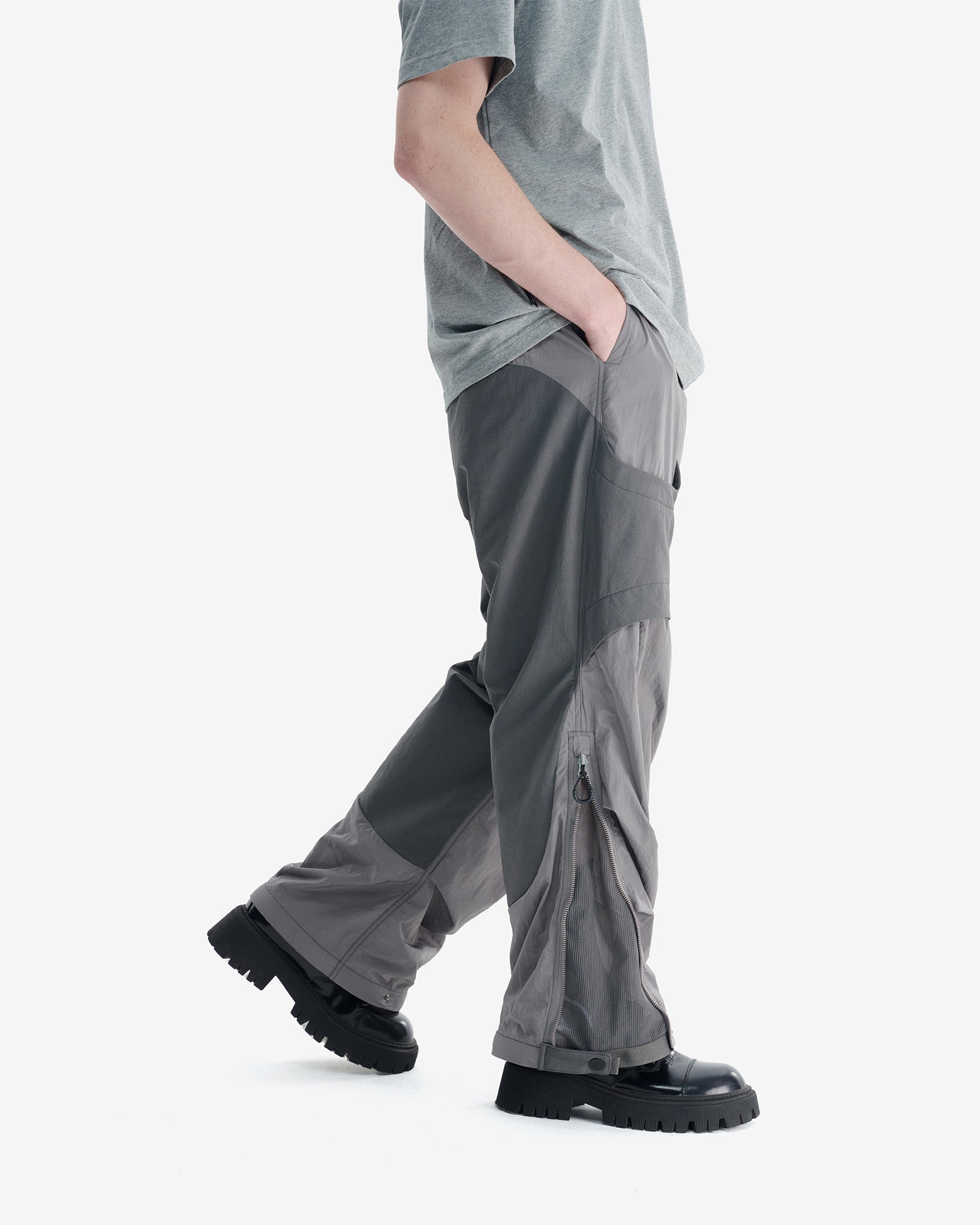 Double Layered Tech Training Wide Leg Pants