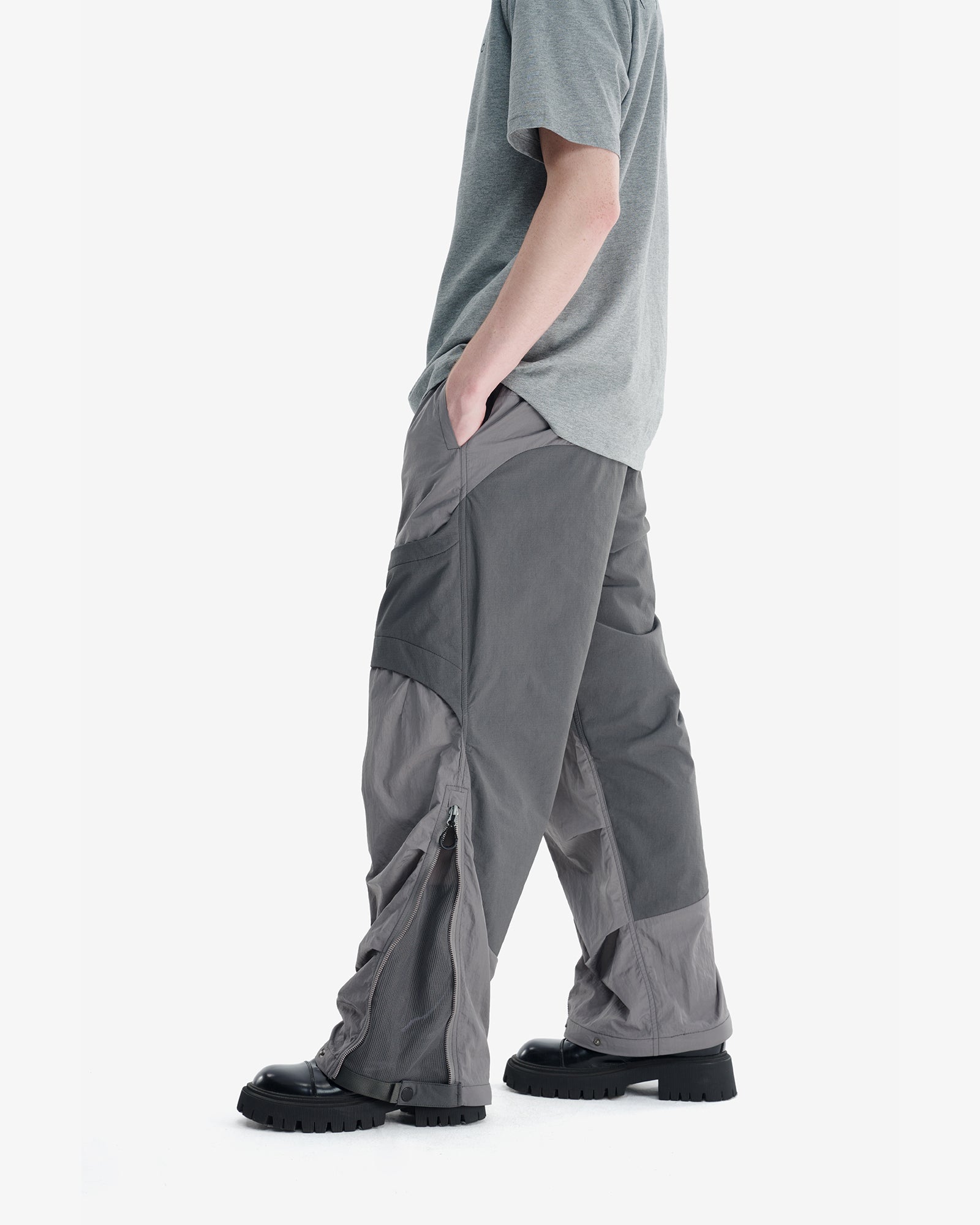 Double Layered Tech Training Wide Leg Pants