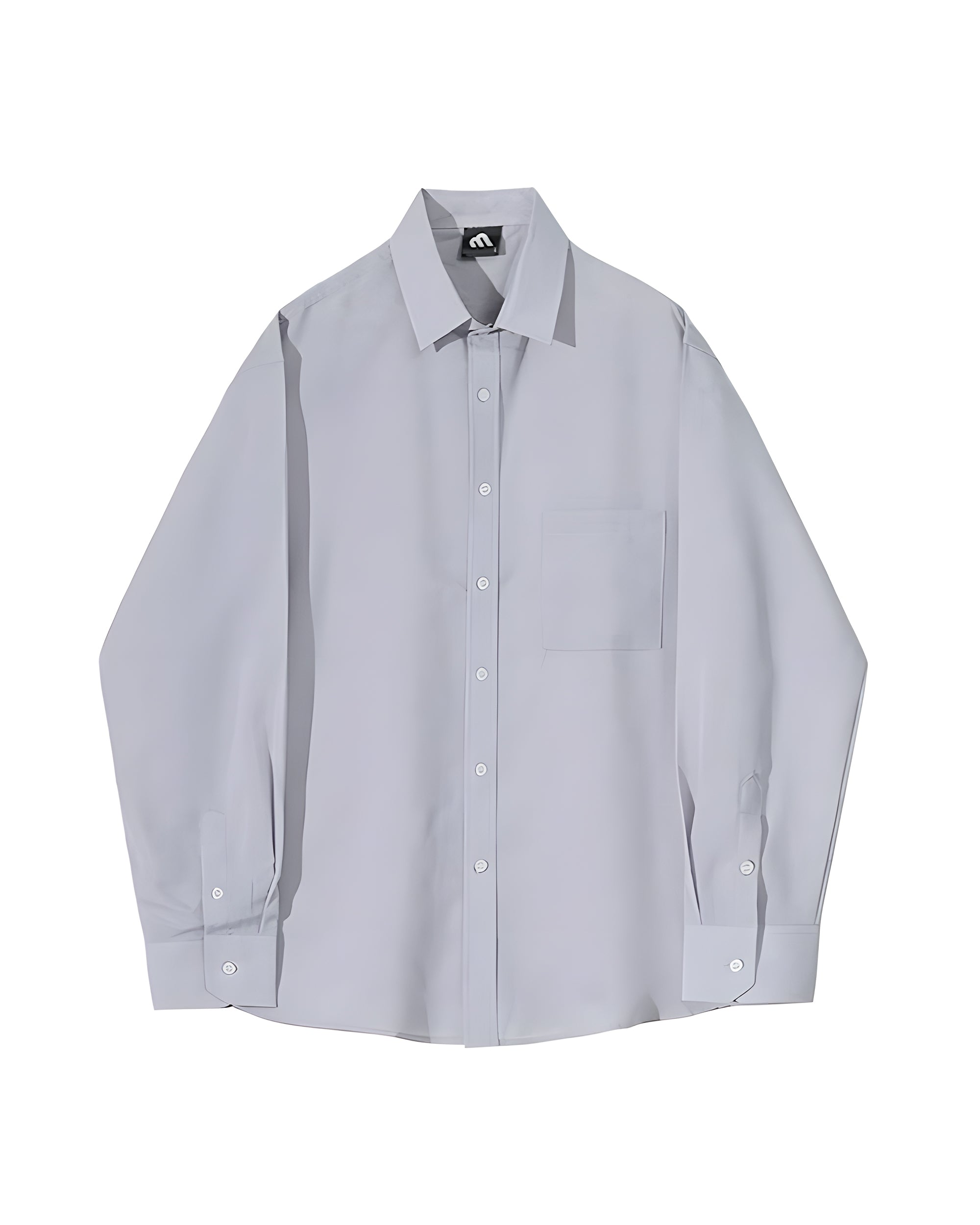 Long Sleeve Collared Button Up Shirt