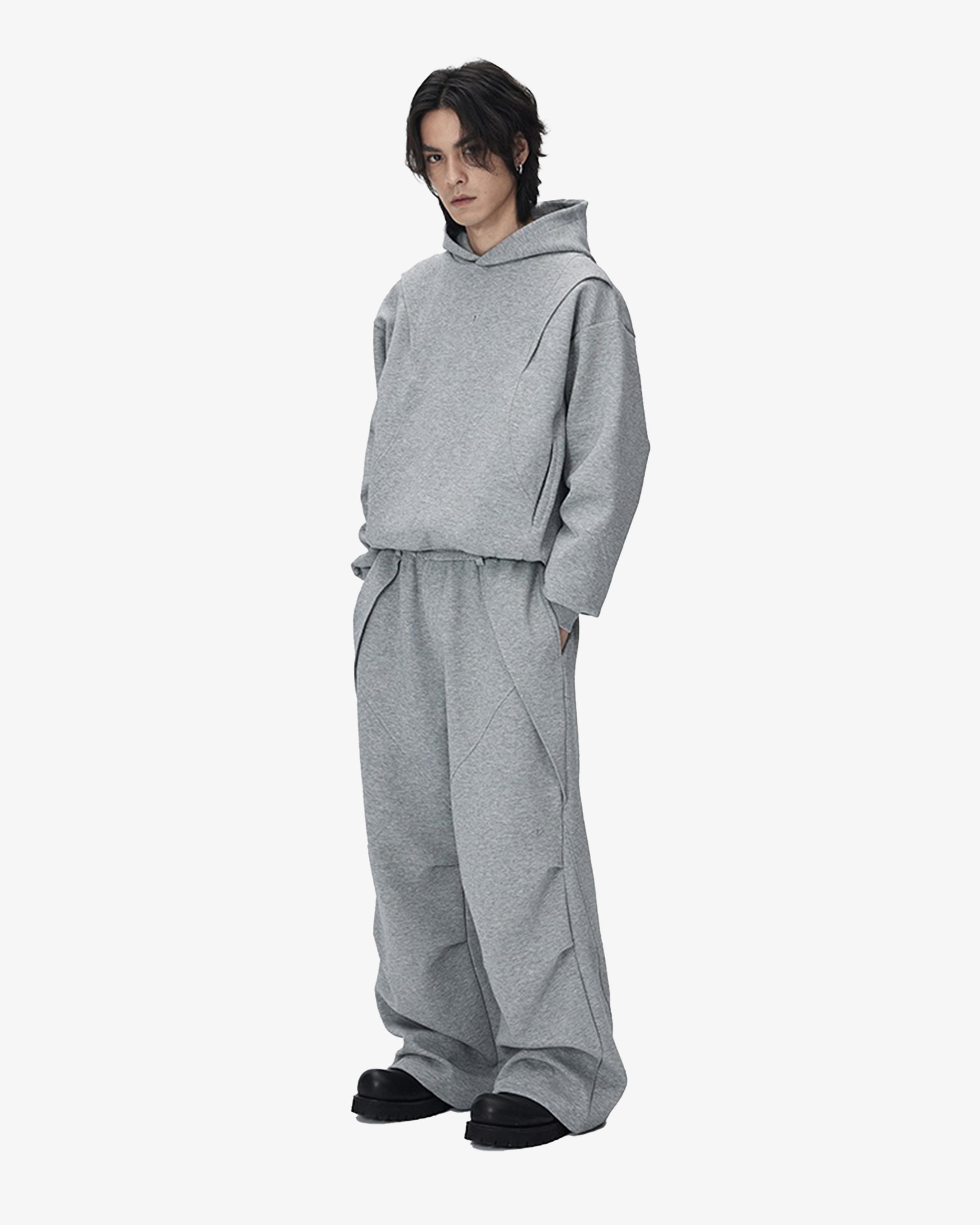 Fleece Wide Fit Futuristic Sweatpants