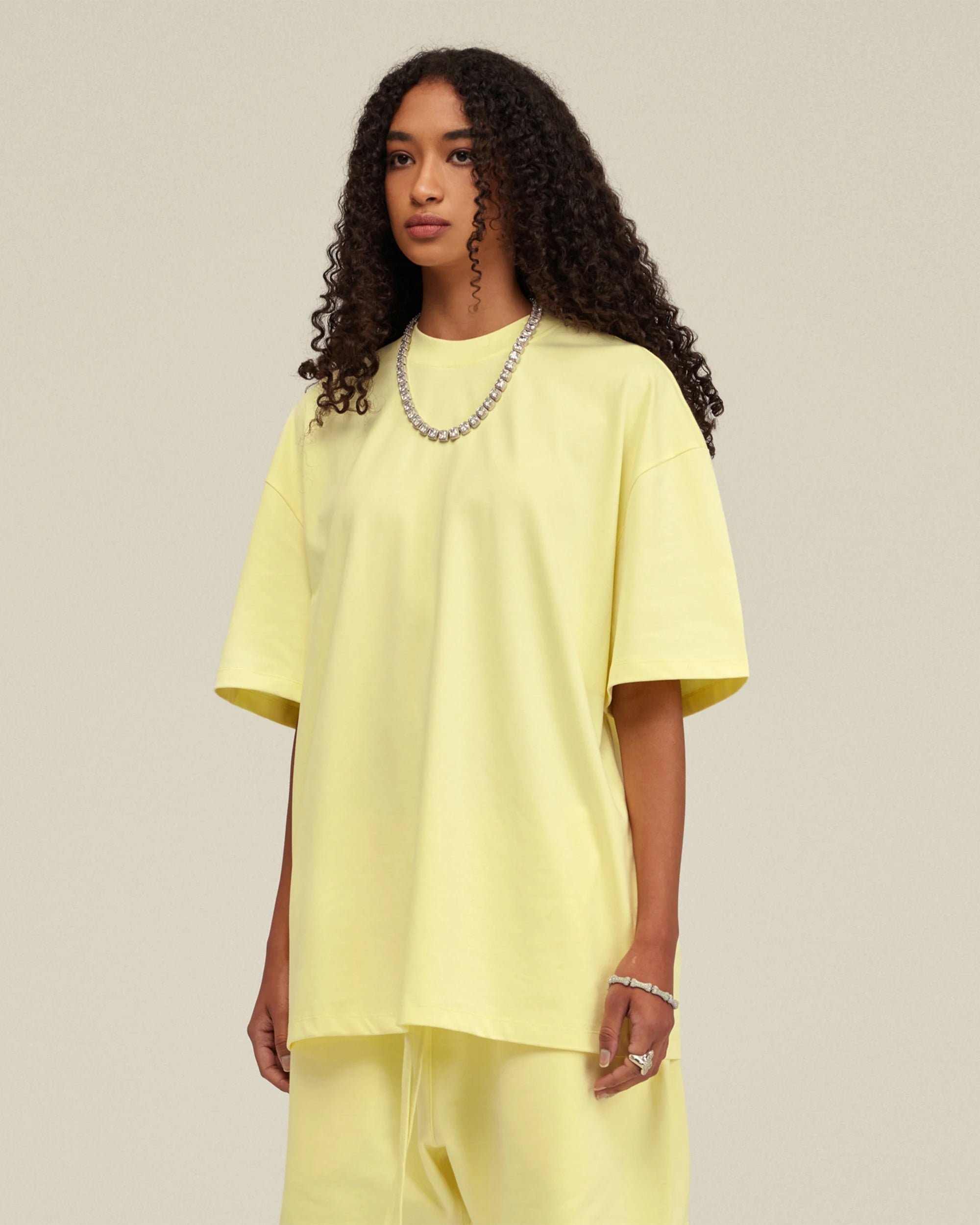 Heavyweight Cotton Oversized Essential Boxy T-Shirt