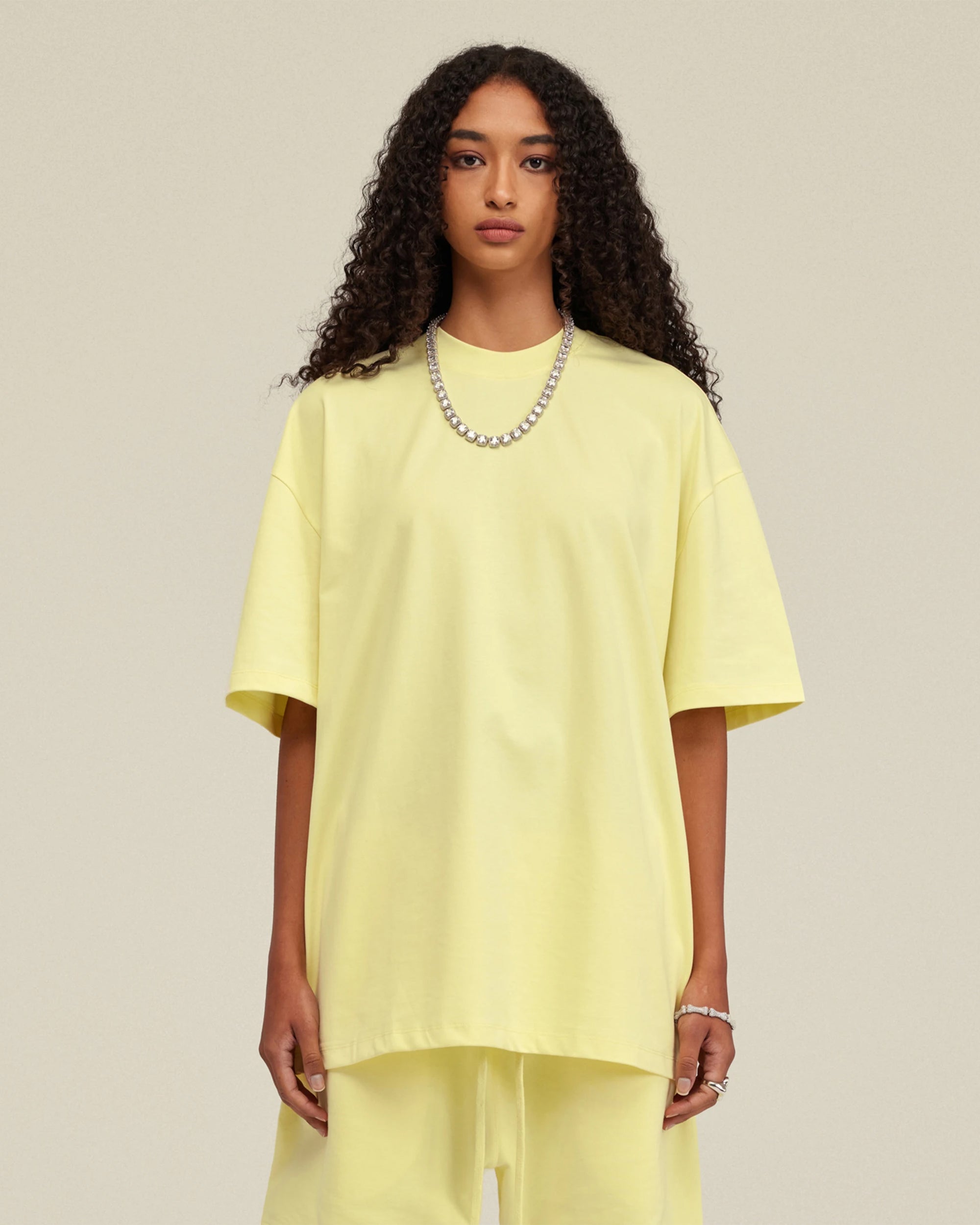 Heavyweight Cotton Oversized Essential Boxy T-Shirt