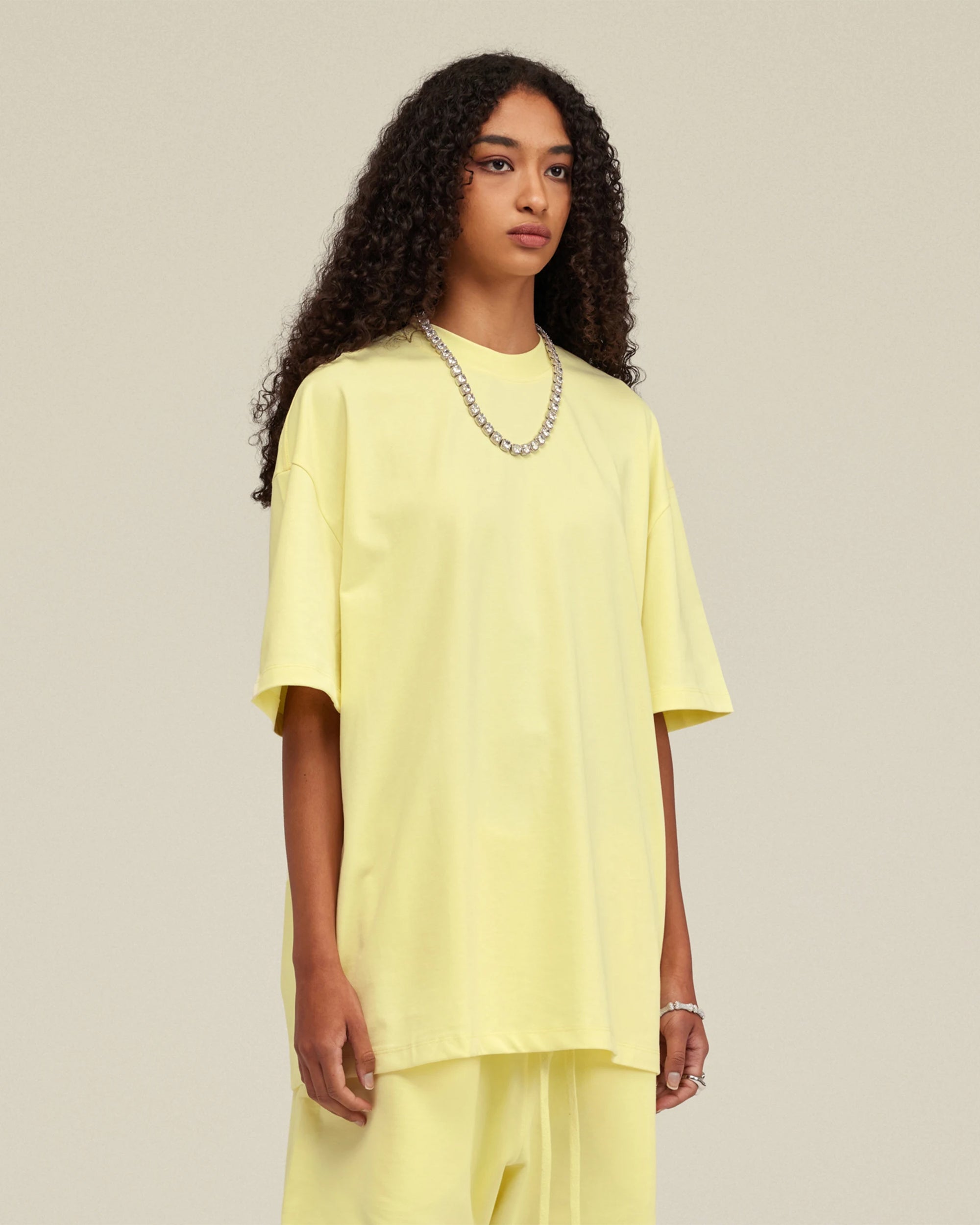 Heavyweight Cotton Oversized Essential Boxy T-Shirt