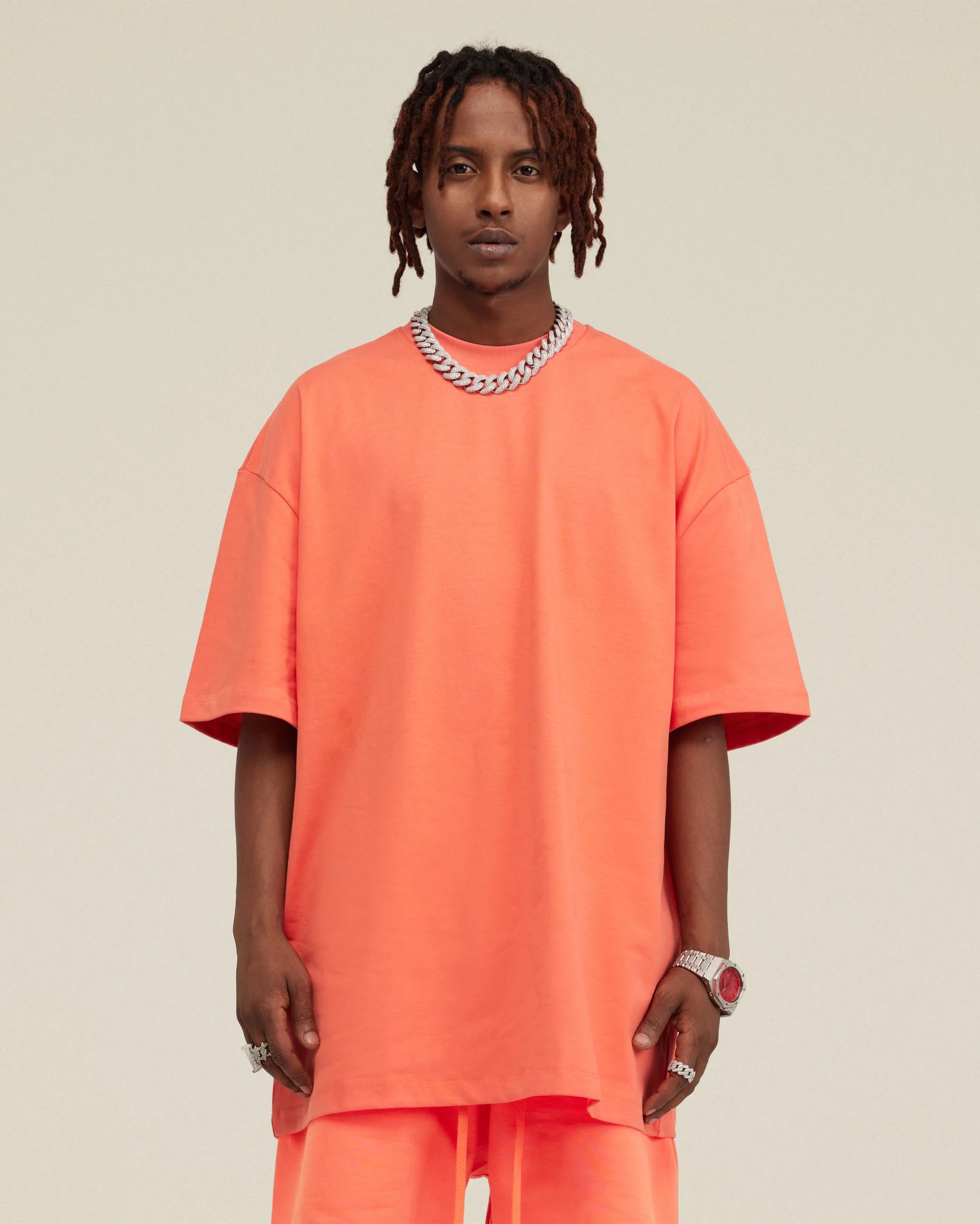 Heavyweight Cotton Oversized Essential Boxy T-Shirt