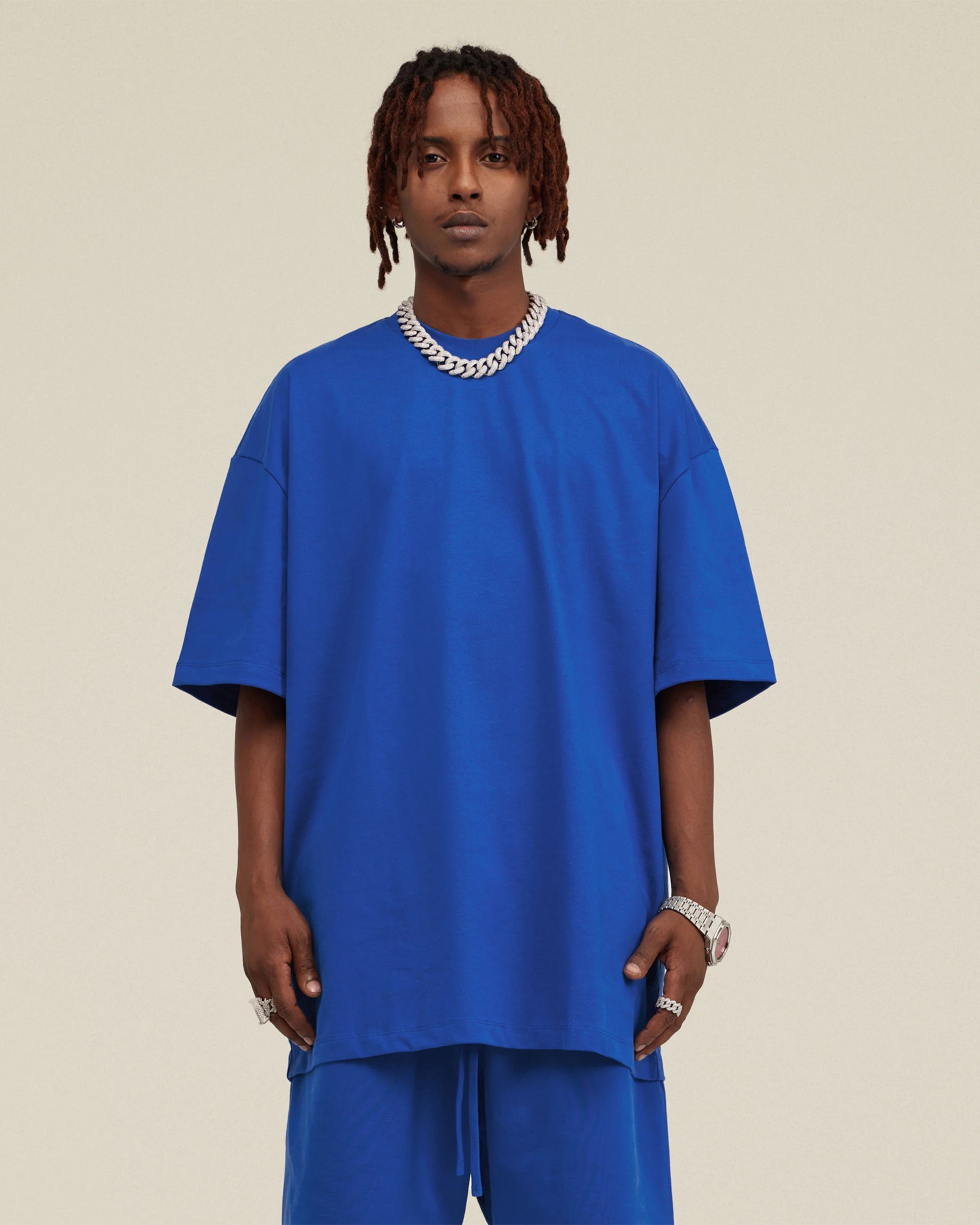 Heavyweight Cotton Oversized Essential Boxy T-Shirt