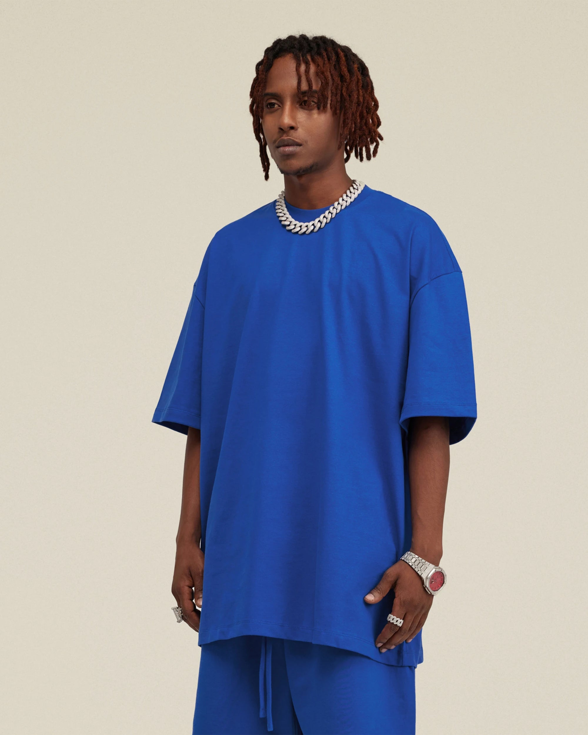 Heavyweight Cotton Oversized Essential Boxy T-Shirt