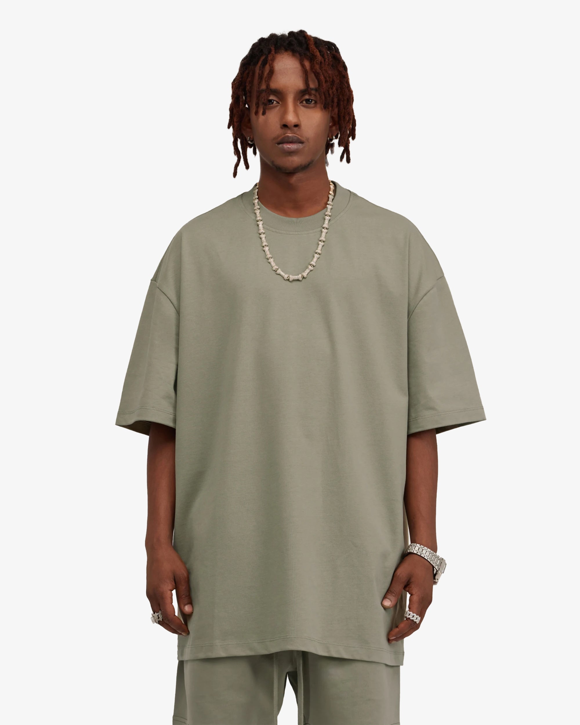 Heavyweight Cotton Oversized Essential Boxy T-Shirt