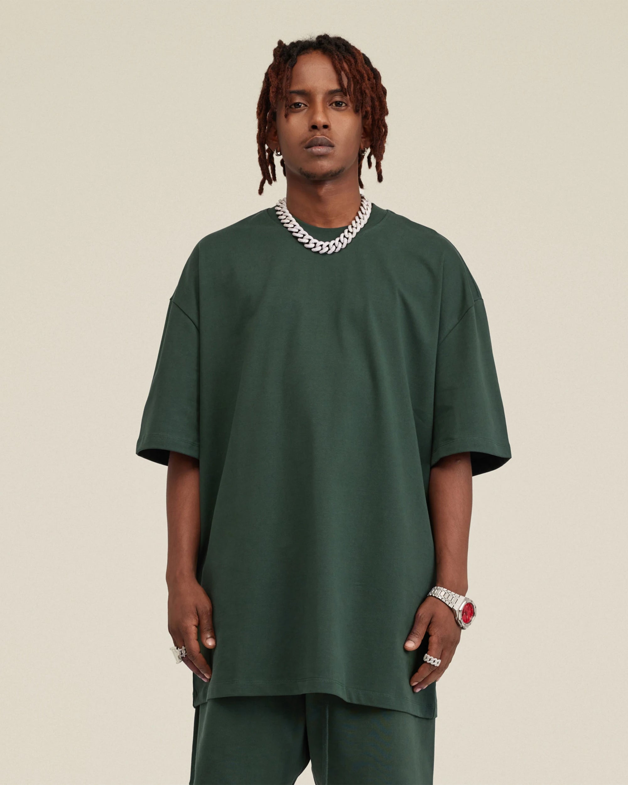 Heavyweight Cotton Oversized Essential Boxy T-Shirt