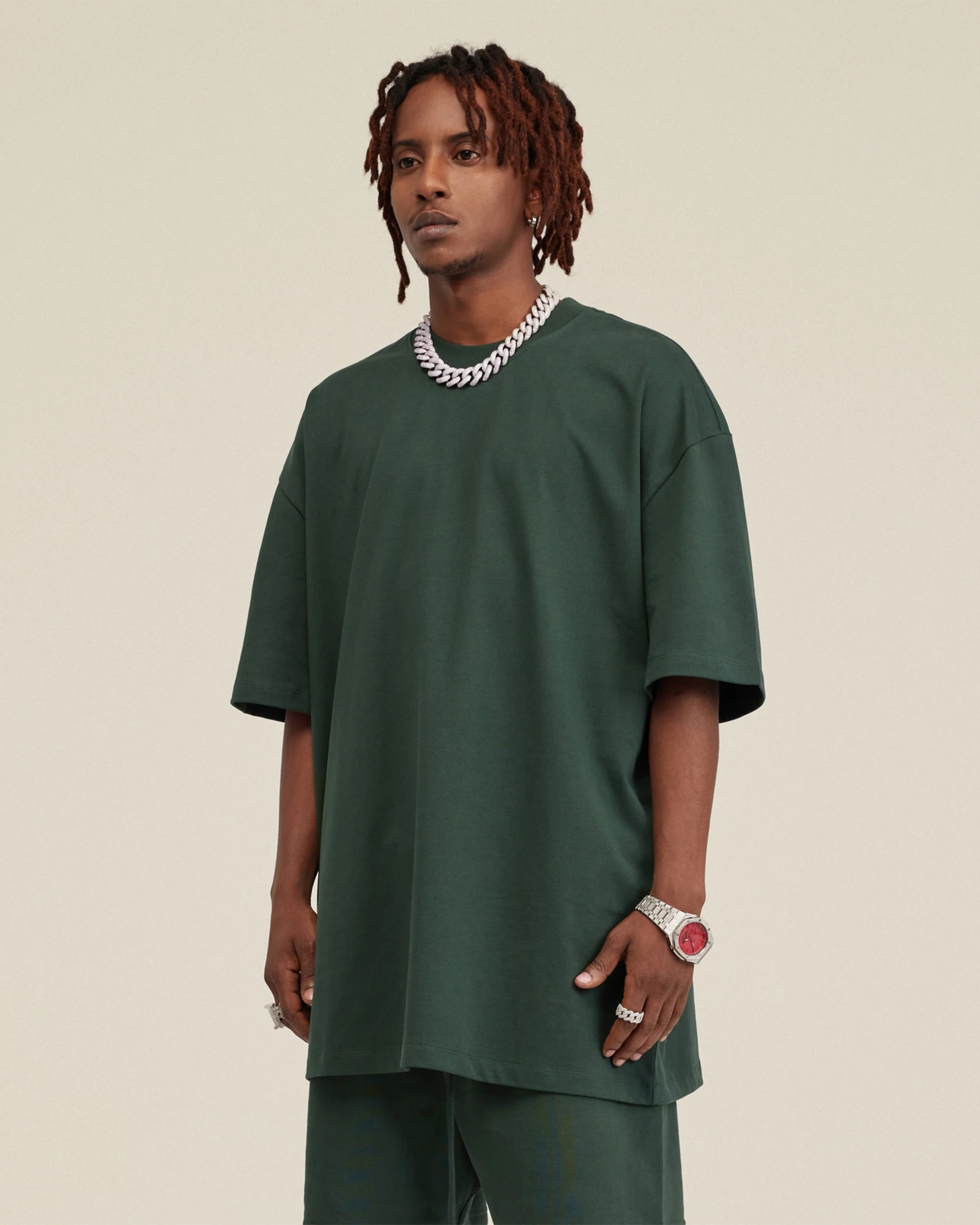 Heavyweight Cotton Oversized Essential Boxy T-Shirt