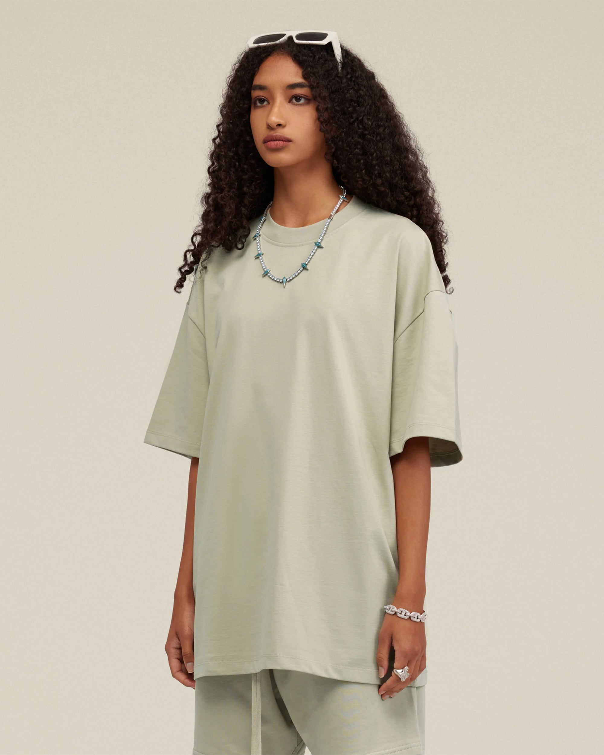 Heavyweight Cotton Oversized Essential Boxy T-Shirt